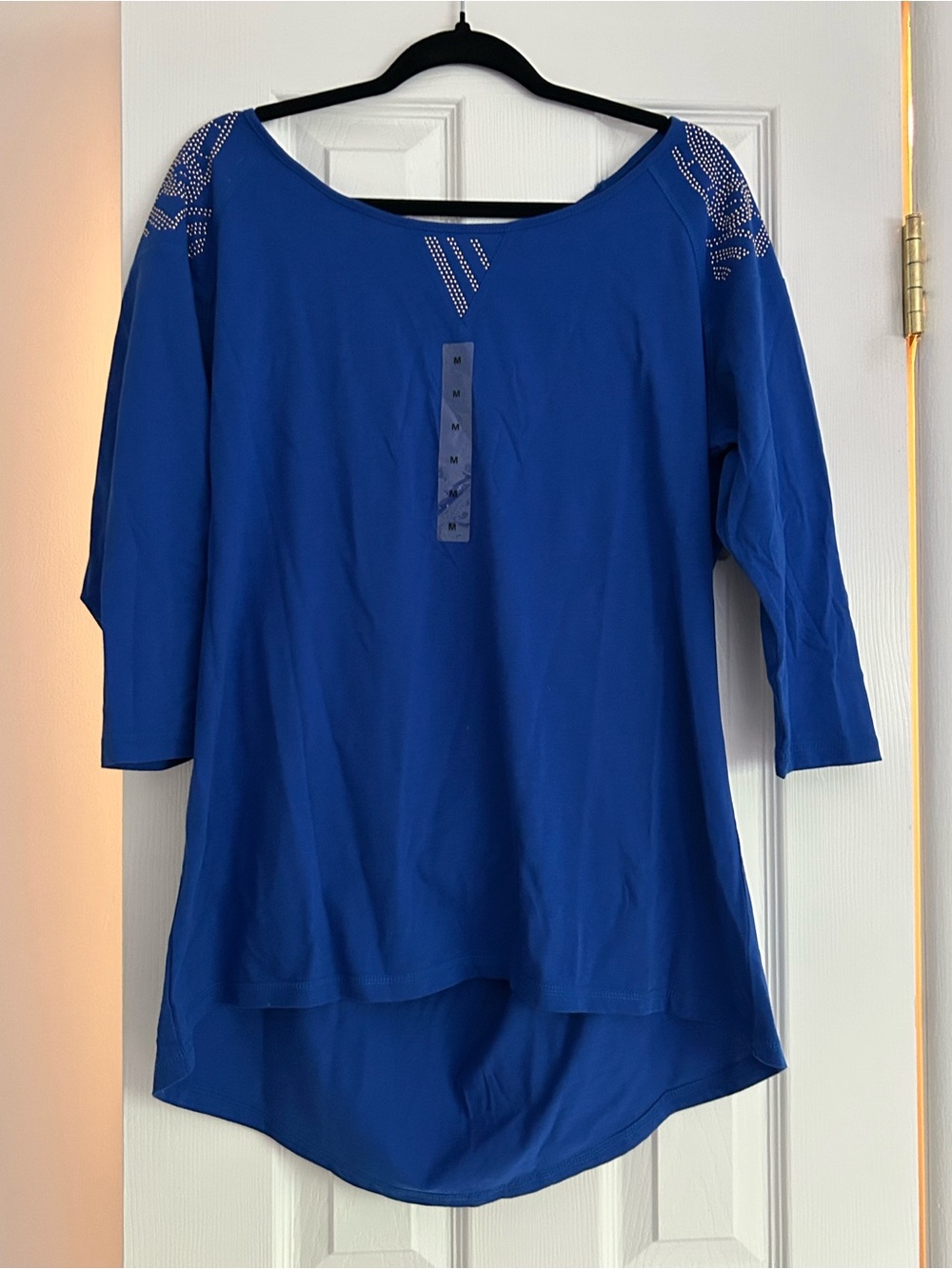 Unworn Tunic Blue Style Blouse Medium